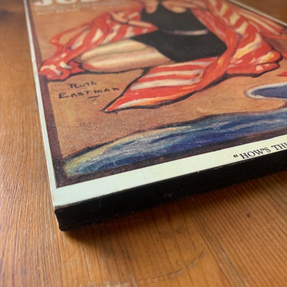 Vintage Judge Bathing Girl Number Magazine Cover Replica Sign Decor - Picture 2 of 4